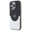 Mercedes MEHMP16L23HBIGK iPhone 16 Pro 6.3" czarny srebrny/black silver hardcase Doubel Layer BiColor MagSafe