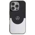 Mercedes MEHMP16L23HBIGK iPhone 16 Pro 6.3" czarny srebrny/black silver hardcase Doubel Layer BiColor MagSafe