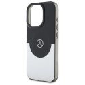 Mercedes MEHMP16L23HBIGK iPhone 16 Pro 6.3" czarny srebrny/black silver hardcase Doubel Layer BiColor MagSafe