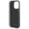 Mercedes MEHMP16L23HBIGK iPhone 16 Pro 6.3" czarny srebrny/black silver hardcase Doubel Layer BiColor MagSafe