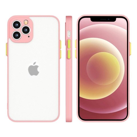 Milky Case silikonowe elastyczne półprzezroczyste etui do iPhone 11 Pro różowy