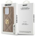 DKNY DKHCP15LPQDSLE iPhone 15 Pro 6.1" beżowy/beige Quilted Stack Logo