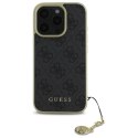 Guess GUHCP16LGF4GGR iPhone 16 Pro 6.3" czarny/black hardcase 4G Charms Collection