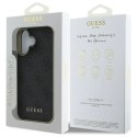 Guess GUHCP16SGF4GGR iPhone 16 6.1" czarny/black hardcase 4G Charms Collection