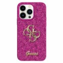 Guess GUHCP16SHG4SGU iPhone 16 6.1" fioletowy/lpurple hardcase Fixed Glitter Big 4G