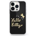 Hello Kitty HKHMP16XHGDIK iPhone 16 Pro Max 6.9" czarny/black hardcase IML Golden Diva MagSafe