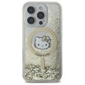 Hello Kitty HKHMP16XLGDIH iPhone 16 Pro Max 6.9" biały złoty/white gold hardcase Liquid Glitter Fever MagSafe