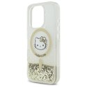 Hello Kitty HKHMP16XLGDIH iPhone 16 Pro Max 6.9" biały złoty/white gold hardcase Liquid Glitter Fever MagSafe