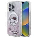 Hello Kitty HKHMP16XLSWKH iPhone 16 Pro Max 6.9" biały/white hardcase Liquid Glitter Sweet Kitty Bows MagSafe