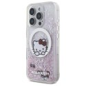 Hello Kitty HKHMP16XLSWKH iPhone 16 Pro Max 6.9" biały/white hardcase Liquid Glitter Sweet Kitty Bows MagSafe