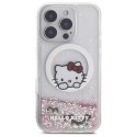 Hello Kitty HKHMP16XLSWKH iPhone 16 Pro Max 6.9" biały/white hardcase Liquid Glitter Sweet Kitty Bows MagSafe