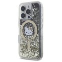 Hello Kitty HKHMP16LLGDIK iPhone 16 Pro 6.3" czarny złoty/black gold hardcase Liquid Glitter Fever MagSafe