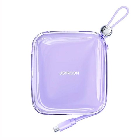 Powerbank Joyroom JR-L002 Jelly 10000mAh, USB C, 22.5W (fioletowy)