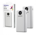 Adata Powerbank P20000QCD 20000mAh Biały QC/PD