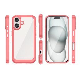 Etui Outer Space Case z żelową ramką do iPhone 16 Plus - czerwone