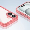 Etui Outer Space Case z żelową ramką do iPhone 16 Plus - czerwone