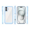 Etui Outer Space Case z żelową ramką do iPhone 16 - niebieskie