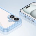 Etui Outer Space Case z żelową ramką do iPhone 16 - niebieskie