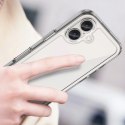 Etui Outer Space Case z żelową ramką do iPhone 16 - przezroczyste