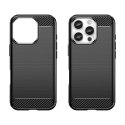 Etui silikonowe Carbon Case do iPhone 16 Pro Max - czarne