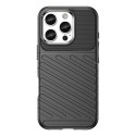 Etui silikonowe Thunder Case do iPhone 16 Pro - czarne