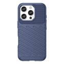 Etui silikonowe Thunder Case do iPhone 16 Pro - niebieskie