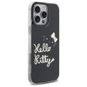 Hello Kitty HKHMP16XHGDIK iPhone 16 Pro Max 6.9" czarny/black hardcase IML Golden Diva MagSafe