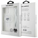 Karl Lagerfeld KLHMP16XHCCHNT iPhone 16 Pro Max 6.9" hardcase transparent IML Choupette Head & Cord Magsafe