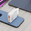 Ładowarka sieciowa GaN Dudao A30EU 30W USB-A / USB-C - biała