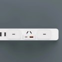 Ładowarka sieciowa GaN Dudao A30EUL 30W USB-A / USB-C + kabel USB-C - Lightning - biała