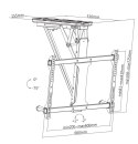 Techly Uchwyt sufitowy 32-70 cali 35kg elektryczny