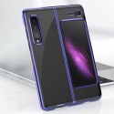 Plating Case hard case pokrowiec etui z metaliczną ramką Samsung Galaxy Fold czarny