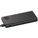 Powerbank Baseus Adaman Metal, 20000mAh, 2xUSB, USB-C, Lightning, microUSB 22.5W (czarny)