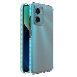 Spring Case etui Xiaomi Redmi Note 11E /Redmi 10 5G / Redmi 10 Prime+ 5G / Poco M4 5G silikonowy pokrowiec z ramką jasnoniebiesk