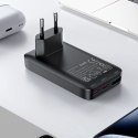 Ładowarka Acefast A100 65W GaN 2 USB-C+ USB-A ultra cienka - czarna