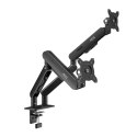 AM420 DUAL MONITOR ARM - BLACK/