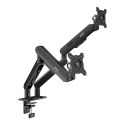 AM420 DUAL MONITOR ARM - BLACK/