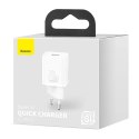 [PO ZWROCIE] Baseus Super Si 1C szybka ładowarka USB Typ C 20 W Power Delivery biały (CCSUP-B02)