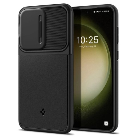 Etui Spigen Optik Armor na Samsung Galaxy S23 - czarne