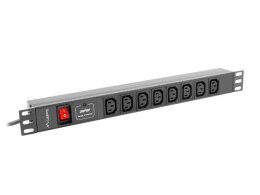 LANBERG LISTWA ZASILAJĄCA RACK PDU (1U, 16A, 8X IEC C13)