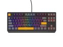 KLAWIATURA DLA GRACZY GENESIS THOR 230 TKL ANCHOR GRAY POSITIVE US RGB MECHANICZNA OUTE (PO TESTACH)