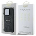 Etui Guess 4G Ring Classic Logo MagSafe na iPhone 16 Pro Max - czarne