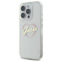 Etui Guess IML Heart na iPhone 16 Pro Max - przezroczyste