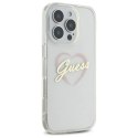 Etui Guess IML Heart na iPhone 16 Pro Max - przezroczyste