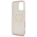 Etui Guess IML Heart na iPhone 16 Pro Max - różowe