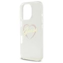 Etui Guess IML Heart na iPhone 16 Pro - przezroczyste