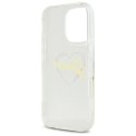 Etui Guess IML Heart na iPhone 16 Pro - przezroczyste