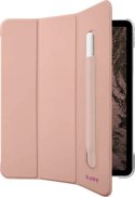 Etui LAUT Huex Folio z uchwytem do Apple Pencil do iPad Pro 12.9" 4/5/6G - różowe