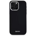 Etui DKNY Plain Logo MagSafe na iPhone 14 Pro Max - czarne