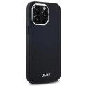 Etui DKNY Plain Logo MagSafe na iPhone 14 Pro Max - czarne